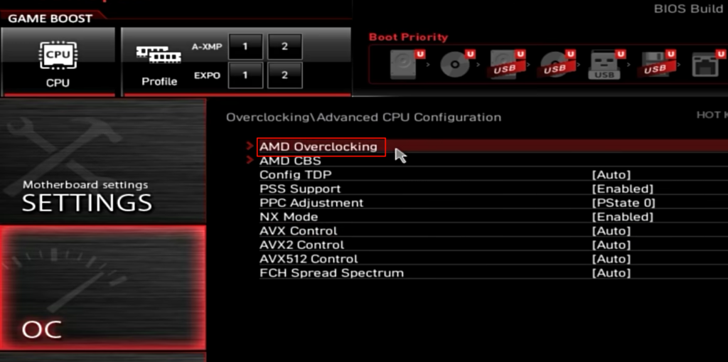 AMD-微星主板解锁功耗墙1