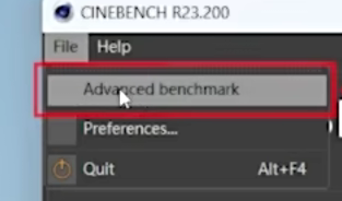 Cinebench-R23-测试时间