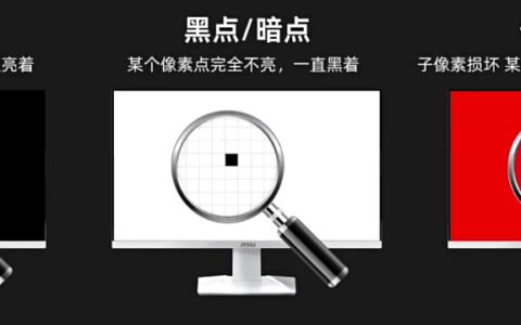 显示器收货验机教程！碎屏、坏点、阴阳屏、漏光、假高刷检测