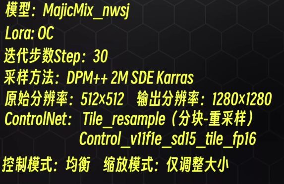 ControlNet Tile高清细节测试环境